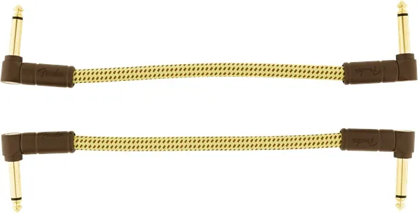 Fender Deluxe Series 6'' Patch Cable Tweed 2-Pack