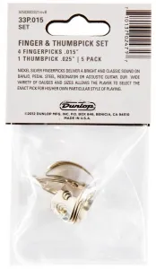 Dunlop Nickel Silver Fingerpick Set 0.015