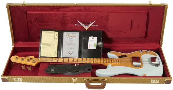 Fender Custom Shop 58 Precision Bass Relic Aged Sonic Blue