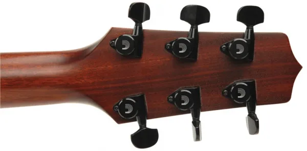 D'Addario PWAT-332L Auto-Trim Locking Tuning Machines, 3 + 3 Setup, Bl