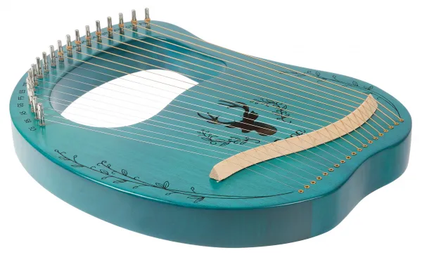 Cega Lyre Harp 19 Strings Blue