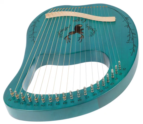 Cega Lyre Harp 19 Strings Blue
