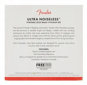 Fender Ultra Noiseless J-Bass V Pickup Set