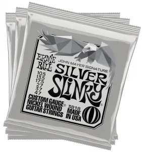 Ernie Ball John Mayer Silver Slinky 3-pack Tin