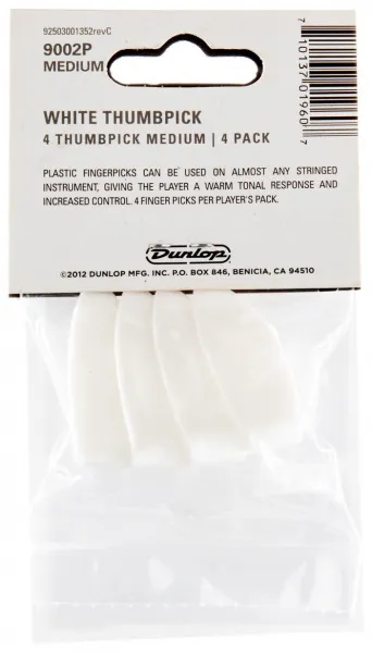 Dunlop Thumbpicks White M