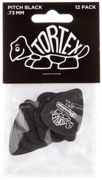 Dunlop Tortex Pitch Black 0.73