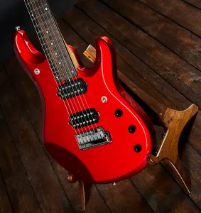 Music Man 2006 Petrucci Piezo JP7 Cardinal Red