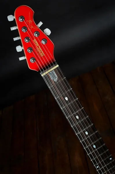 Music Man 2006 Petrucci Piezo JP7 Cardinal Red