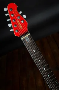 Music Man 2006 Petrucci Piezo JP7 Cardinal Red