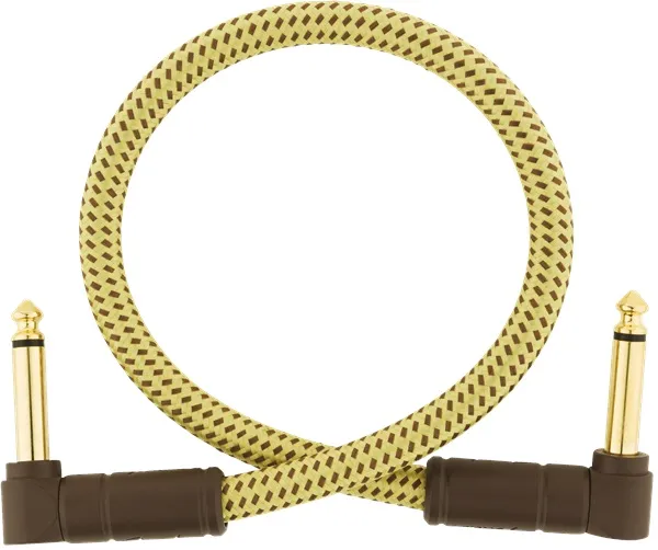 Fender Deluxe Series 1' Instrument Cable Tweed