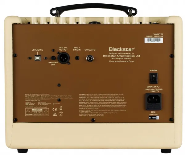 Blackstar Sonnet 60 Blonde