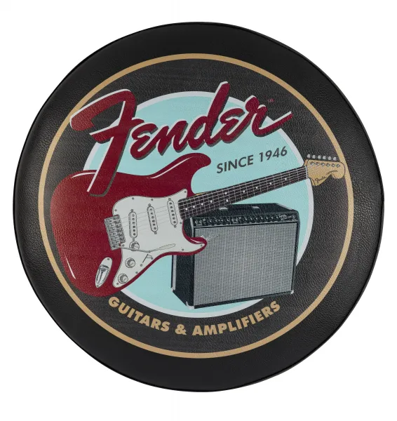 Fender 30" Guitars & Amps Pick Holder Barstool