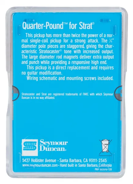Seymour Duncan SSL-7 RW/RP Quarter Pound Staggered Strat
