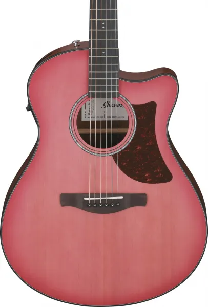 Ibanez AAM50CE Coral Red Burst