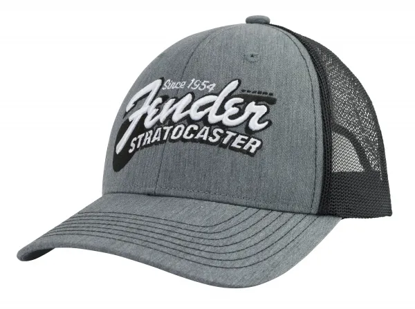Fender Stratocaster Guitar Hat Heather Gray