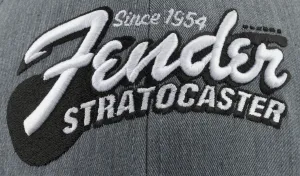 Fender Stratocaster Guitar Hat Heather Gray