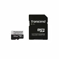 Karta TRANSCEND MicroSDXC 64GB 350V, vysoká odolnosť