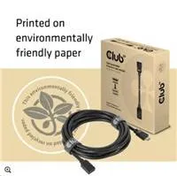 Club3D Kabel prodlužovací Rychlý HDMI 4K60HZ (M/F), 5m, černá, 26 AWG