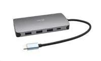 iTec USB-C Metal Nano Dock HDMI/VGA s LAN + Power Delivery 100 W