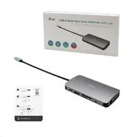 iTec USB-C Metal Nano Dock HDMI/VGA s LAN + Power Delivery 100 W