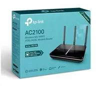 TP-Link Archer VR2100 OneMesh WiFi5 VDSL2/ADSL router (AC2100, 2,4GHz/5GHz, 3xGbELAN,1xGbELAN/WAN,1xRJ11, 1xUSB3.0)