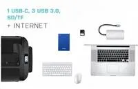 iTec USB-C Metal Nano Dock HDMI/VGA s LAN + Power Delivery 100 W