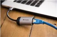 VERBATIM 49146 Adaptér USB-C™ na gigabitový Ethernet Rj45 HUB
