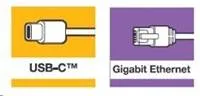 VERBATIM 49146 Adaptér USB-C™ na gigabitový Ethernet Rj45 HUB