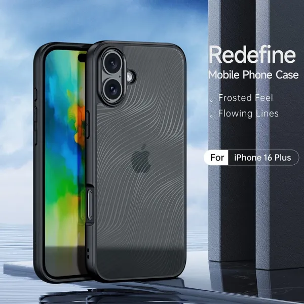 Dux Ducis Aimo, iPhone 16 Plus, čierne