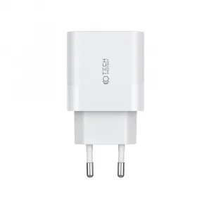 Tech-Protect C20W 2-portová nabíjačka, PD20W, biela