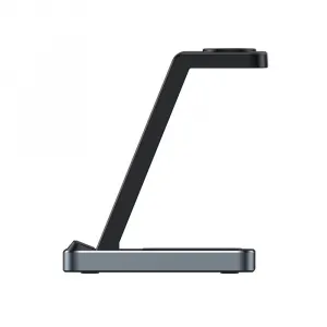 Tech-Protect QI15W-A26 3v1 Bezdrôtová nabíjačka MagSafe, čierna