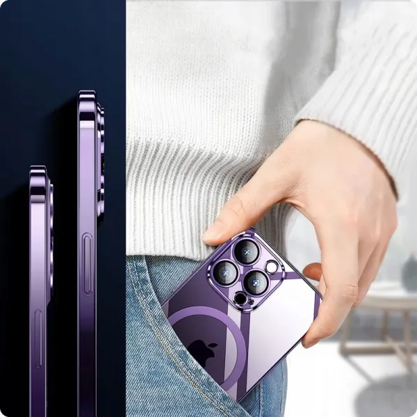 Tech-Protect MagShine, iPhone 13, čierny