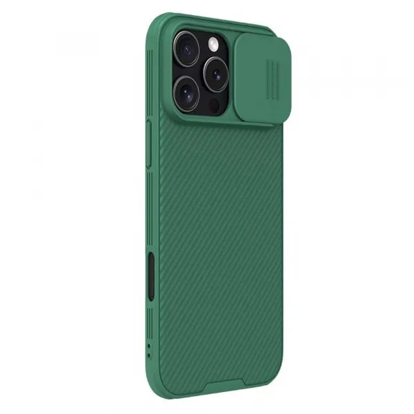 Nillkin Camshield, iPhone 16 Pro Max, zelený