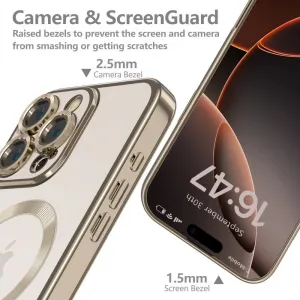 Tech-Protect Magflex MagSafe kryt na iPhone 16 Pro Max, zlatý