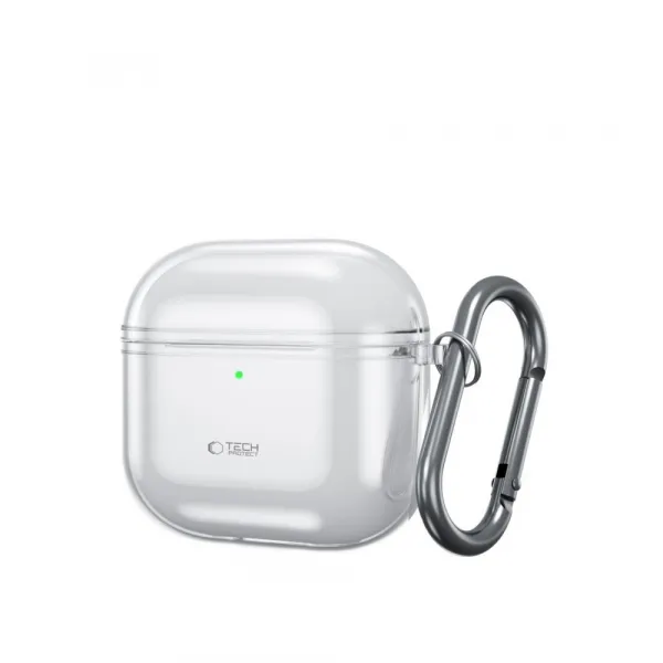 Tech-Protect FlexAir puzdro, Apple AirPods 4, priehľadné