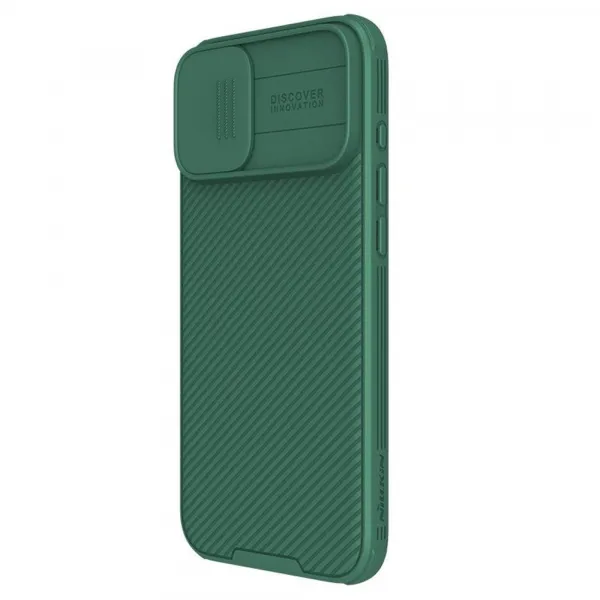 Nillkin Camshield, iPhone 16, zelený