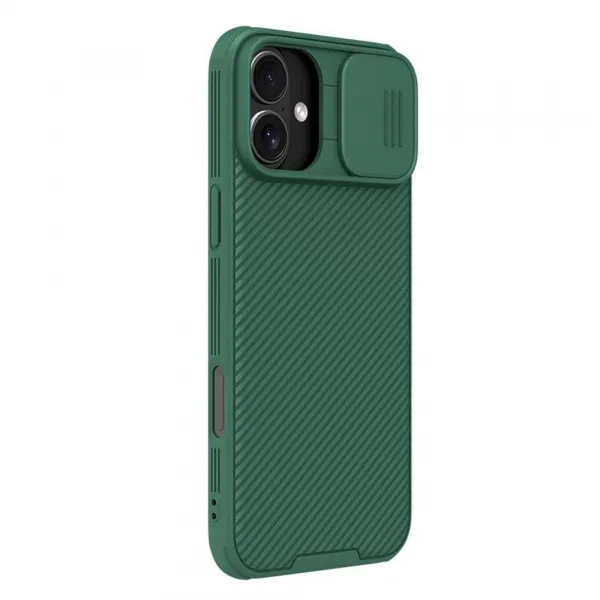Nillkin Camshield, iPhone 16, zelený