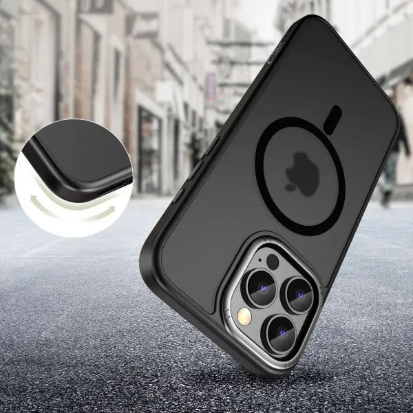 Tech-Protect MagEdge MagSafe kryt na iPhone 16 Pro Max, čierny
