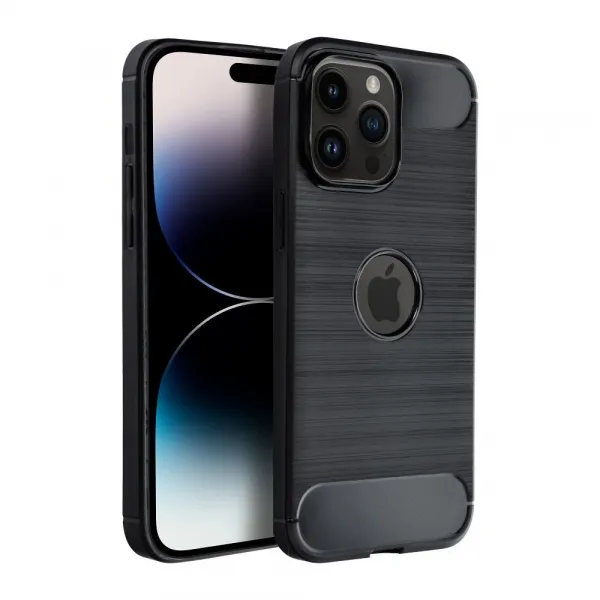 OEM Carbon Kryt pre iPhone 16 Plus, Čierny