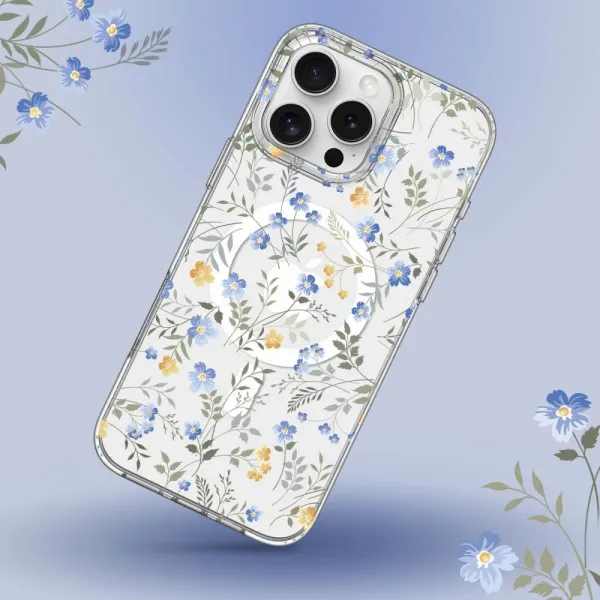 Tech-Protect Magmood, iPhone 16 Pro Max, lúčne kvety
