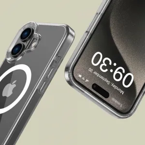 Tech-Protect Flexair Hybrid s MagSafe, iPhone 16, priehľadný