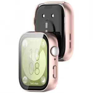 Tech-Protect Defense 360 puzdro so sklom na Huawei Watch Fit 3, ružové