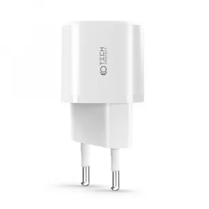 Tech-Protect C20W Mini adaptér, 2 porty, PD20W / QC3.0, čierny
