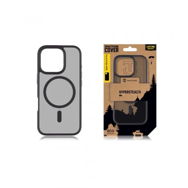 Tactical MagForce Hyperstealth kryt, iPhone 16 Pro, tmavo sivý