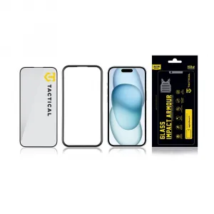 Tactical Glass Impact Armour tvrdené sklo s aplikátorom, iPhone 15