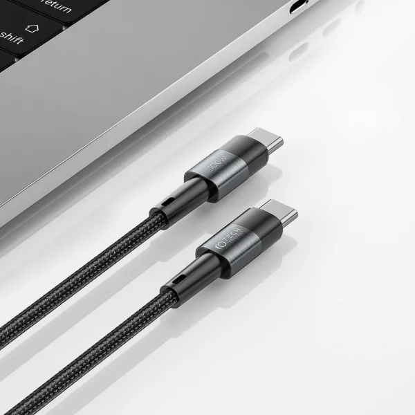 Tech-Protect UltraBoost kábel USB-C, PD100W/5A, 3m, sivý