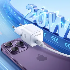 Joyroom JR-TCF02 Mini nabíjačka USB-C, 20W, PD, biela