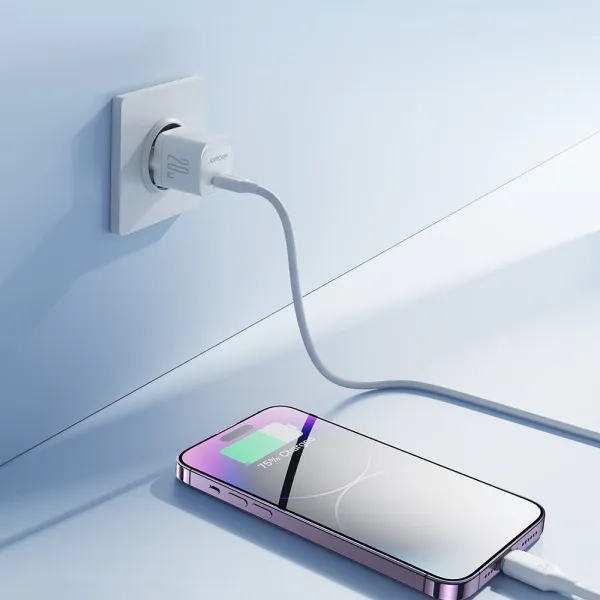 Joyroom JR-TCF02 Mini nabíjačka USB-C, 20W, PD, biela