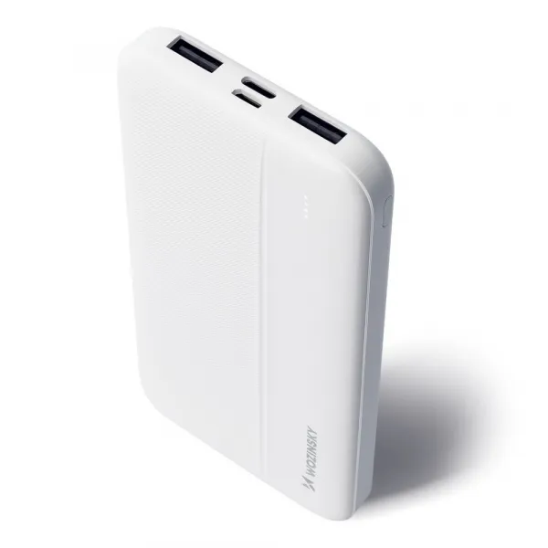 MG WPBWE1 Power Bank 10000mAh 2x USB, biely (WPBWE1)
