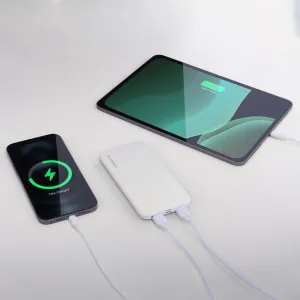 MG WPBWE1 Power Bank 10000mAh 2x USB, biely (WPBWE1)